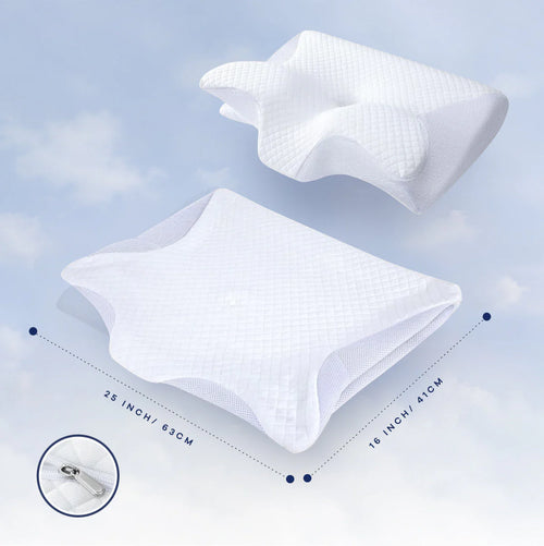 Taie d’oreiller en coton naturel, douce et ventilée pour OrthoSleep™