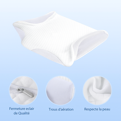 Taie d’oreiller en coton naturel, douce et ventilée pour OrthoSleep™