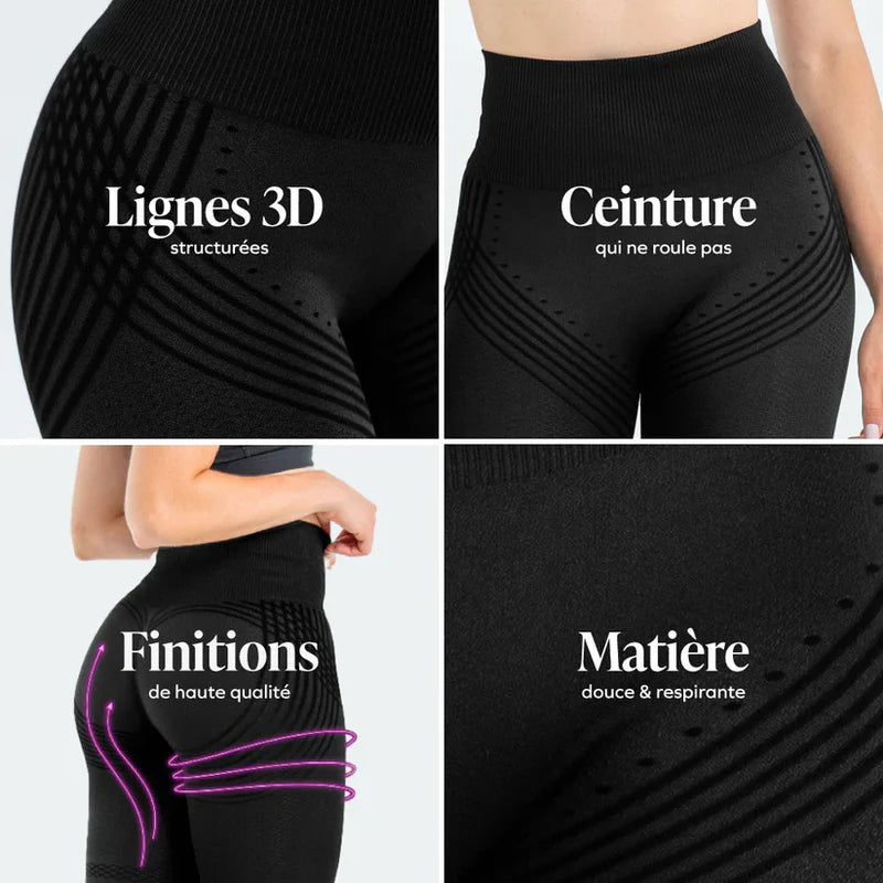 Leggings 3D — Lisse et Sculpte